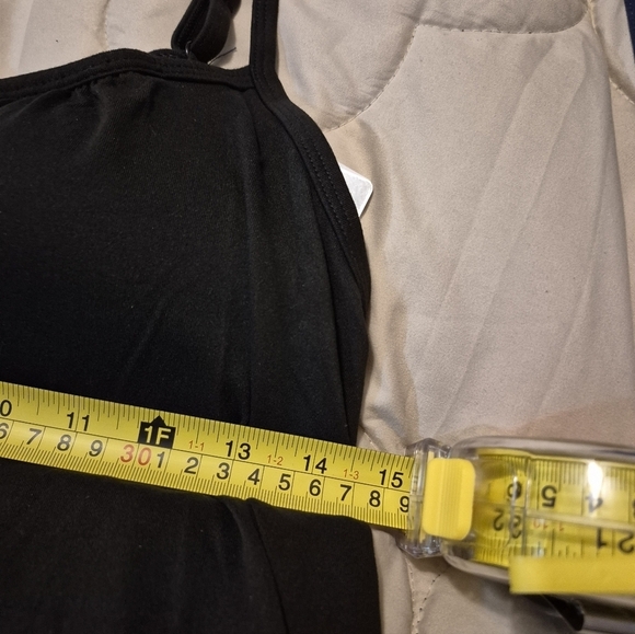 32 Degrees Black Spaghetti strap Dress. Moisture wicking. NWT. SZ M. - Picture 8 of 9